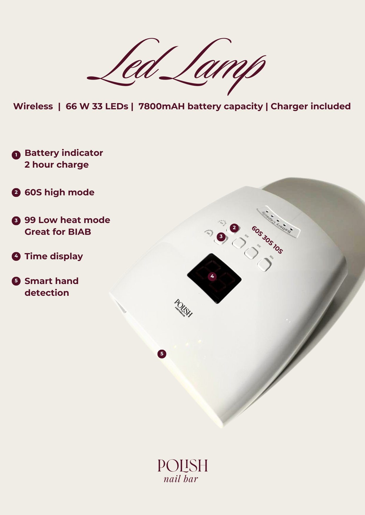 UV lamp - 66W - wireless